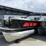 2026 Godfrey EX2086SBX Pontoon Boat - Black/Crimson